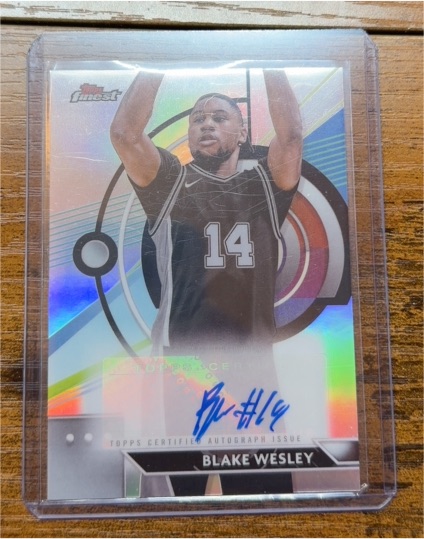 2023-24 Topps Finest #FA-BW Blake Wesley — front