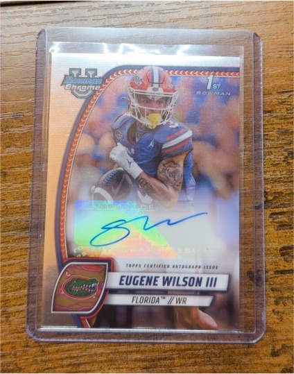 2024 Bowman Chrome University #PA-EWI Eugene Wilson III — front