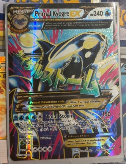 2015 Pokémon XY Primal Clash #149 Primal Kyogre EX — front