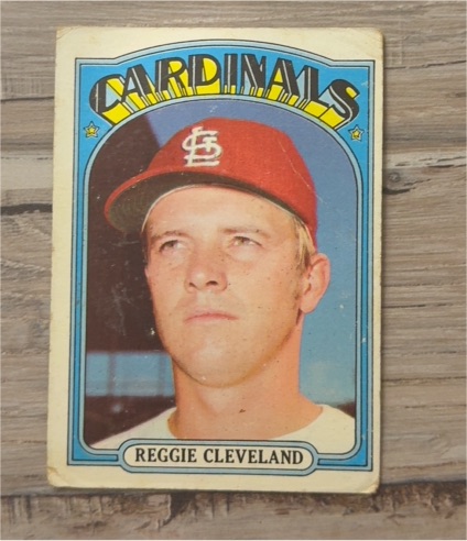 1972 Topps #375 Reggie Cleveland — front