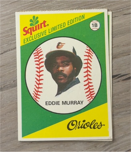1981 Topps Squirt Exclusive Limited Edition #1B Eddie Murray — front