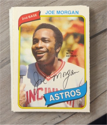 1980 O-Pee-Chee #342 Joe Morgan Houston Astros — front