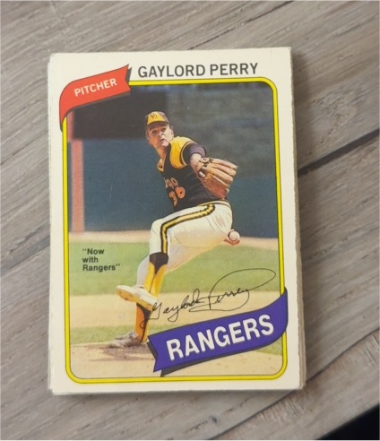 1980 O-Pee-Chee #148 Gaylord Perry Texas Rangers — front