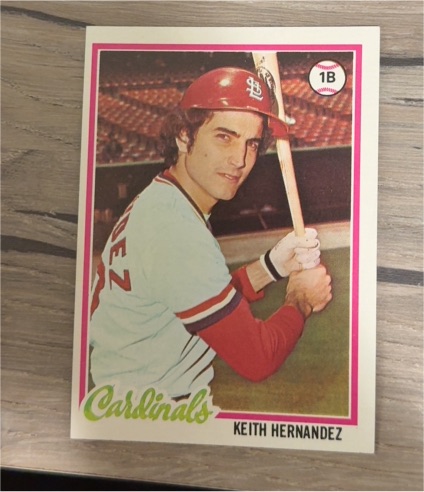 1978 Topps #143 Keith Hernandez — front