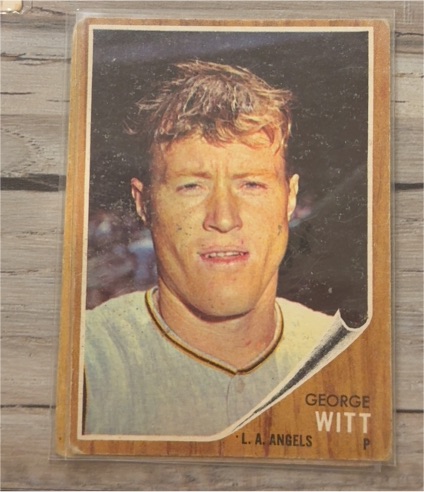 1962 Topps #287 George Witt — front