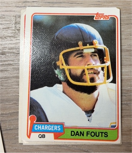 1981 Topps #265 Dan Fouts — front