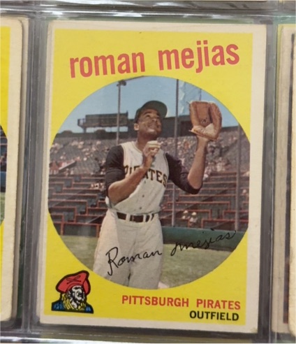 1959 Topps #218 Roman Mejias — front