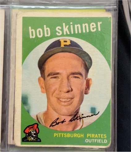 1959 Topps #320 Bob Skinner — front