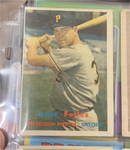 1957 Topps #104 Hank Foiles — front