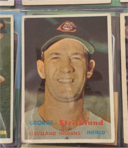 1957 Topps #263 George Strickland — front