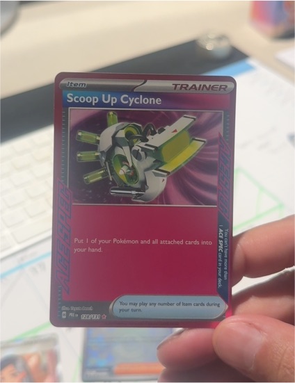2023 Pokémon SV06: Twilight Masquerade #162 Scoop Up Cyclone — front