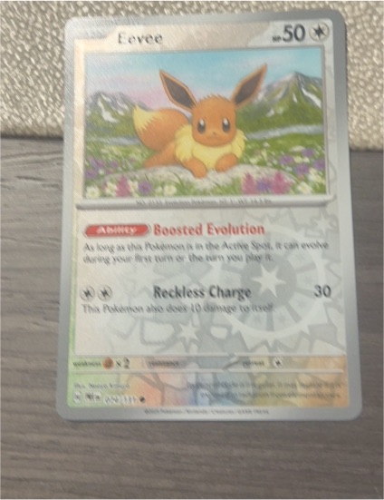2025 Pokémon TCG Prismatic Evolutions #74 Eevee — front