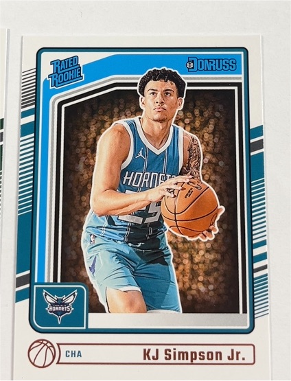 2024-25 Donruss #247 KJ Simpson Jr. — front