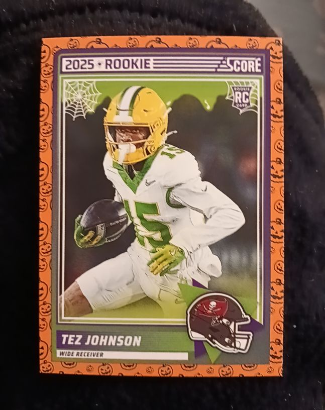 2025 Panini Score-A-Treat #34 Tez Johnson Rookie — front