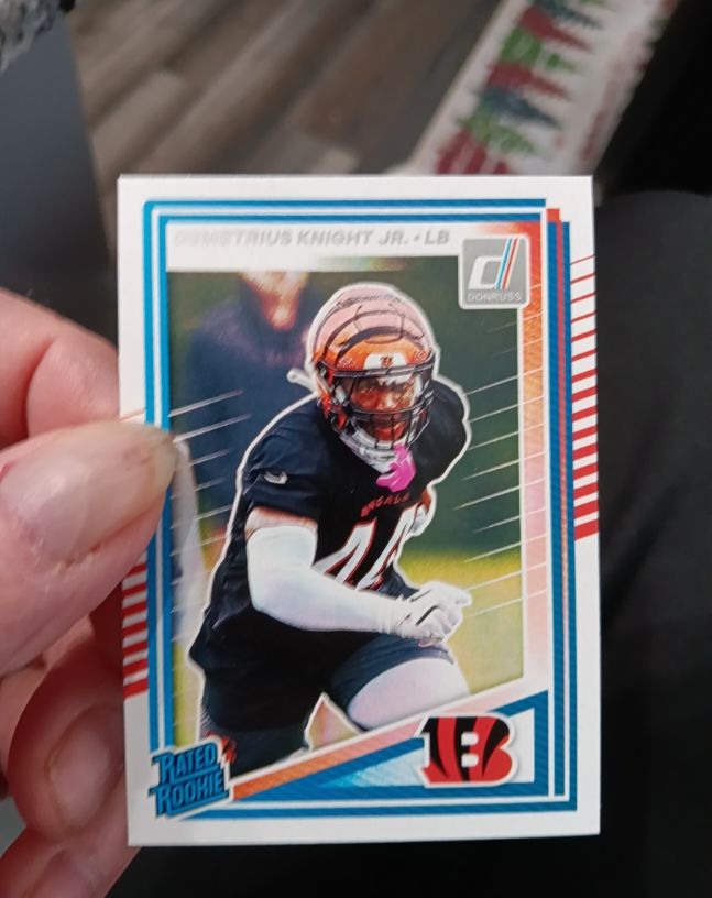 2025 Donruss #385 Demetrius Knight Jr. — front