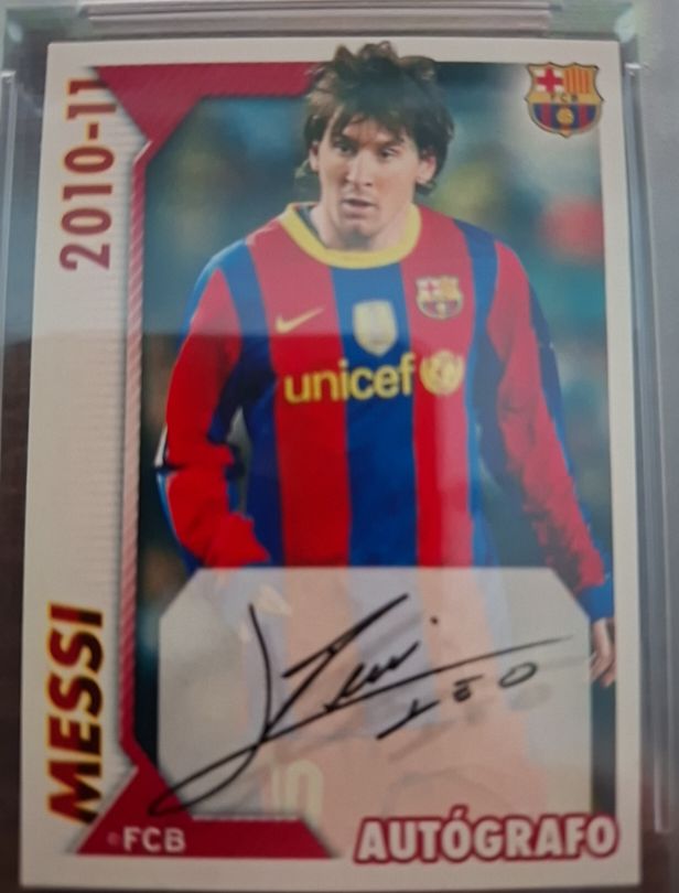 2010-11 Panini FC Barcelona #119 Lionel Messi Autografo — front