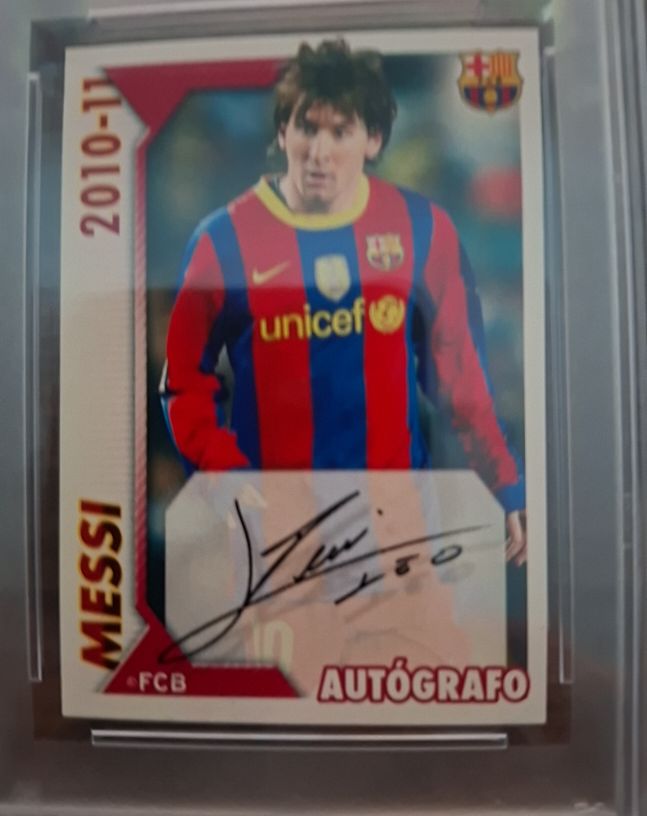 2010-11 Panini FC Barcelona #119 Lionel Messi Autografo — front