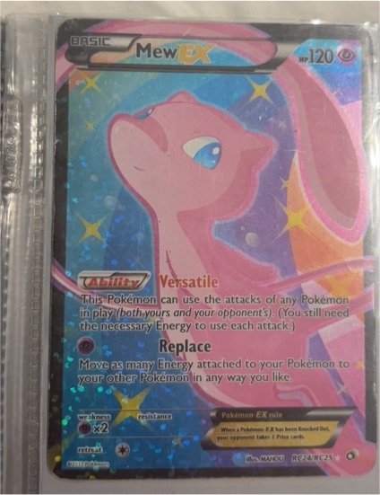 Mew EX RC24/RC25 Legendary Treasures: Radiant Collection — front