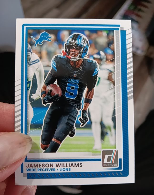2025 Donruss #9 Jameson Williams — front