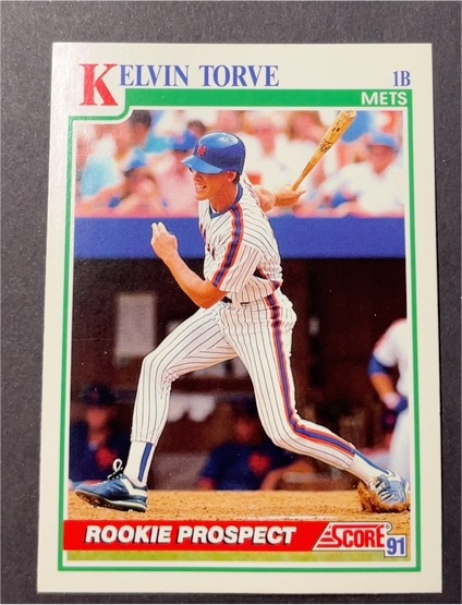 1991 Score #754 Kelvin Torve — front