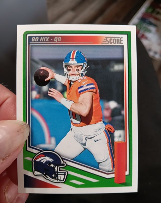 2025 Panini Score #253 Bo Nix — front
