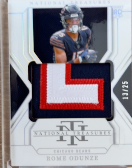 2024 Panini National Treasures #216 Rome Odunze — front