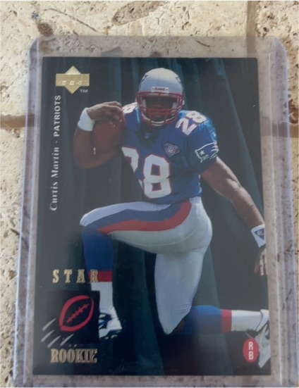 1995 Upper Deck #30 Curtis Martin Rookie — front