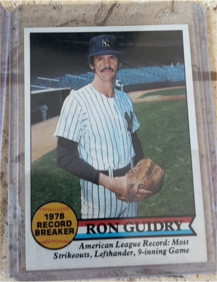 1979 Topps #202 Ron Guidry — front