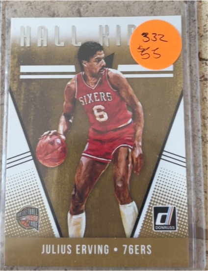 2018-19 Donruss #28 Julius Erving — front