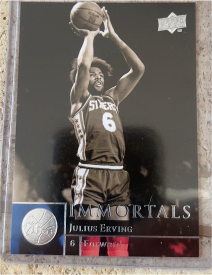 2009-10 Upper Deck Immortals #248 Julius Erving — front