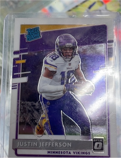 2020 Panini Donruss Optic #163 Justin Jefferson — front