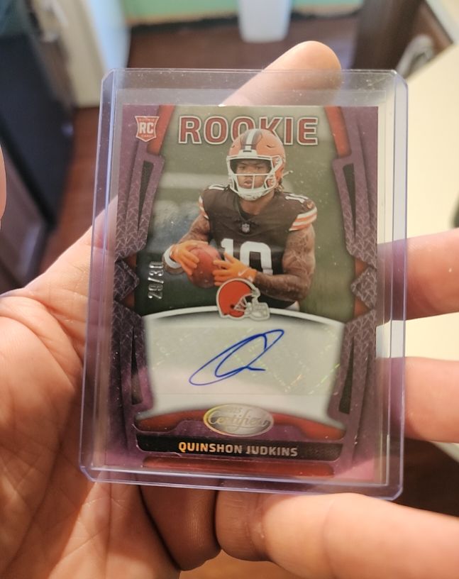 2025 Panini Certified Rookie #RC Quinshon Judkins — front