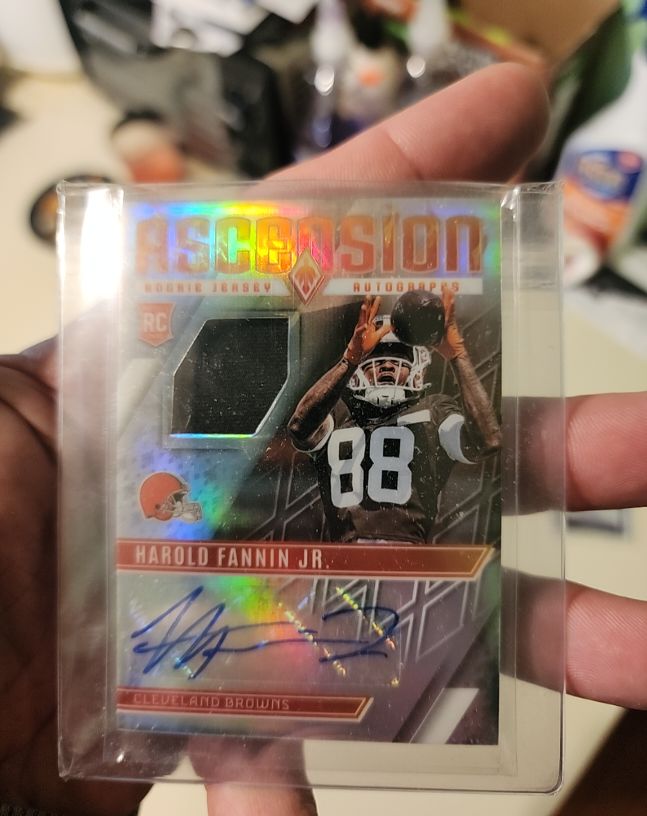 2022 Panini Ascension Rookie Jersey Autographs #Harold Fannin Jr. — front