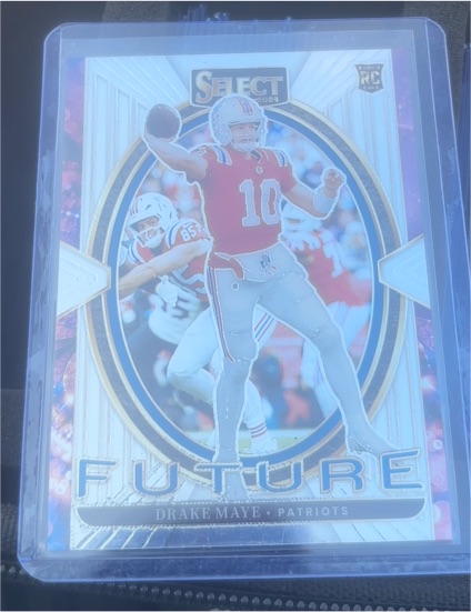2024 Panini Select #5 Drake Maye Select Future Rookie — front