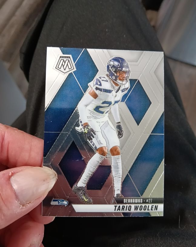 2025 Panini Mosaic #27 Tariq Woolen — front