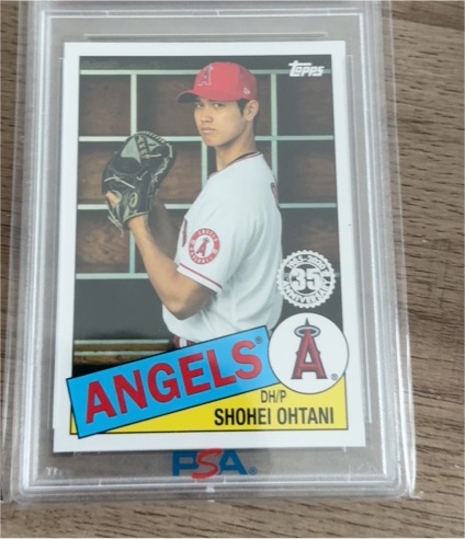 2020 Topps Update #85TB-47 Shohei Ohtani 1985 Topps Baseball 35th Anniversary — front