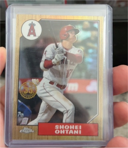 2022 Topps Chrome - 1987 Topps Baseball #87BC-2 Shohei Ohtani — front