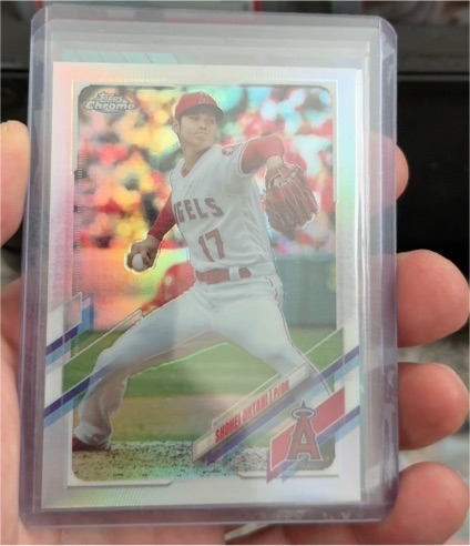 2021 Topps Chrome #159 Shohei Ohtani — front