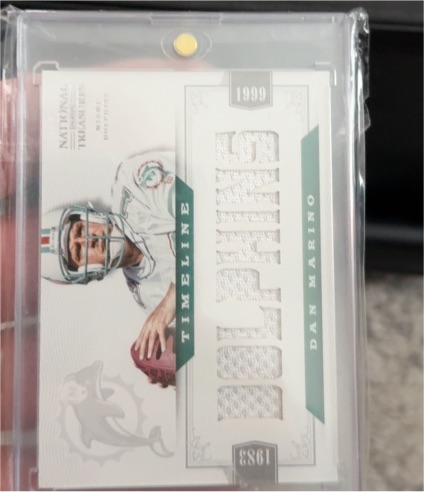 1999 National Treasures Timeline Dan Marino — front