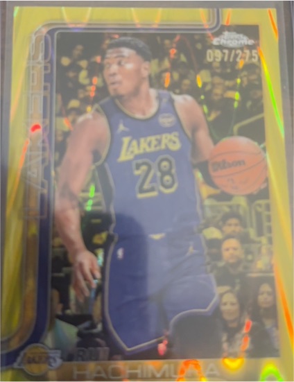 2025-26 Topps #154 Rui Hachimura Los Angeles Lakers — front