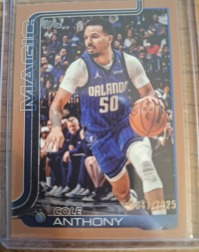 2025-26 Topps #91 Cole Anthony — front