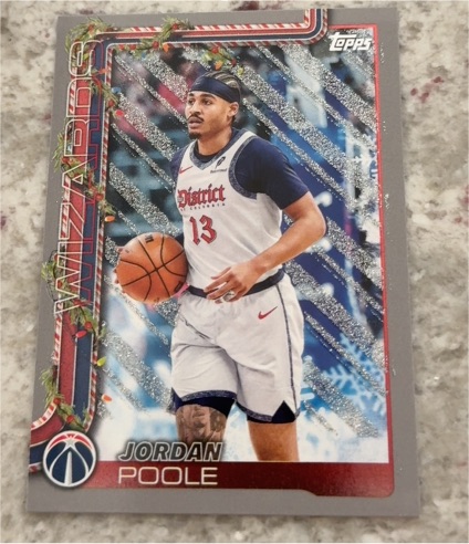 2025-26 Topps Holiday #H73 Jordan Poole — front