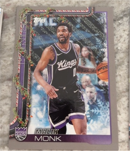 2025-26 Topps Holiday #H131 Malik Monk — front