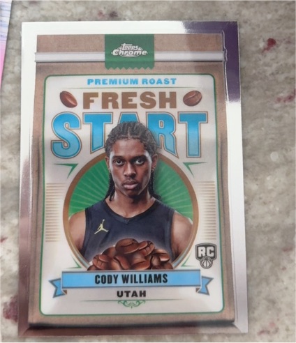 2024-25 Topps Chrome #FS-8 Cody Williams — front