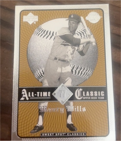 2002 Upper Deck Sweet Spot All-Time Classic #77 Maury Wills — front