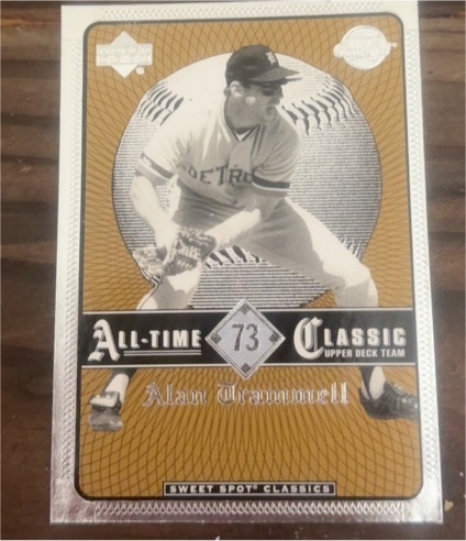 2002 Upper Deck Sweet Spot Classics #73 Alan Trammell — front