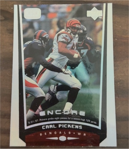 1998 Upper Deck Encore #55 Carl Pickens — front