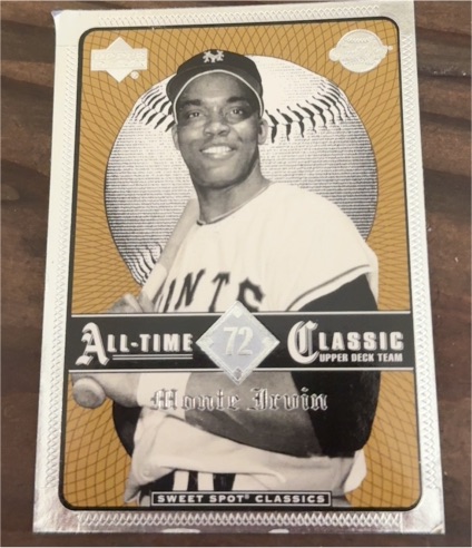 2002 Upper Deck Sweet Spot Classics #72 Monte Irvin — front
