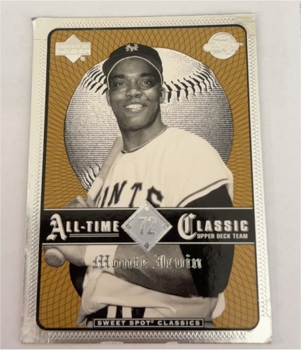 2002 Upper Deck Sweet Spot Classics #72 Monte Irvin — front