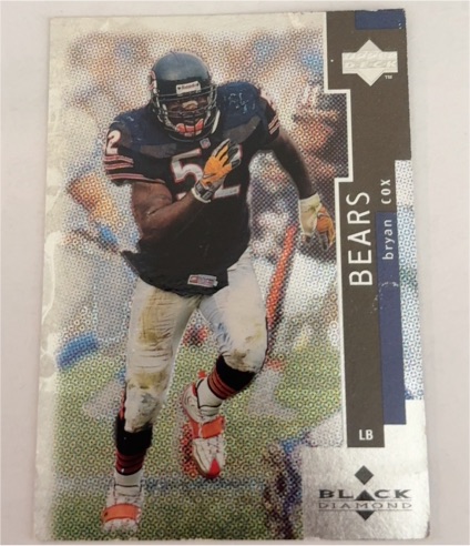 1998 Upper Deck Black Diamond #134 Bryan Cox — front